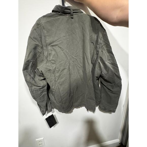 INC International Concepts Military Jacket XXL – Olive Green, Eagle Patch, NWT - Picture 5 of 6